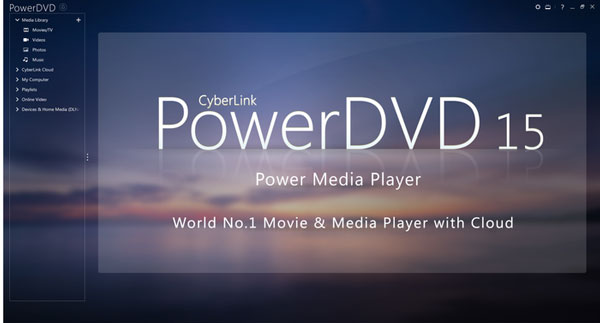 動画再生ソフトPowerDVD