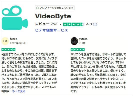 VideoByte BD-DVDリッピング評価