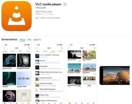 メディアプレイヤーアプリVLC for Mobile