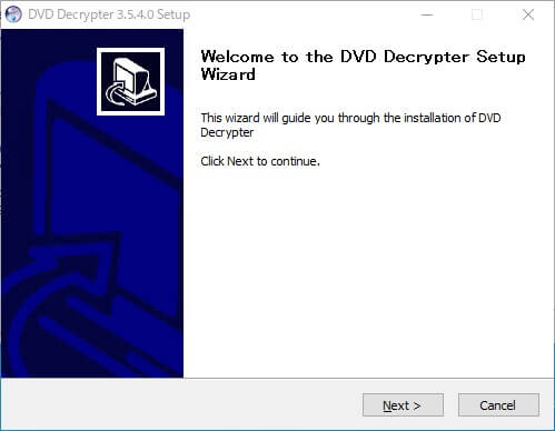 DVD Decrypterのインストール
