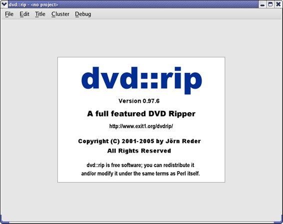LinuxでDVDをリッピングできるソフトDVD::RIP